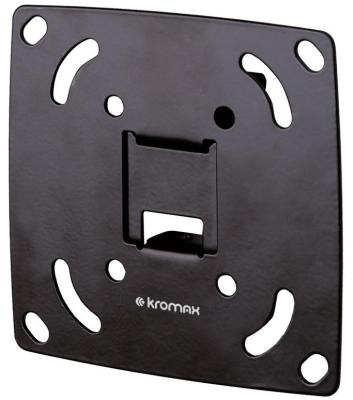 Кронштейн Kromax Optima-100 черный 10"-28" настенный VESA 100х100мм до 25кг