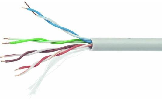 Кабель Cablexpert, UTP5e, 4 пары, 0.40 мм, CCA, однож., 305 м, серый UPC-5040E-SOL