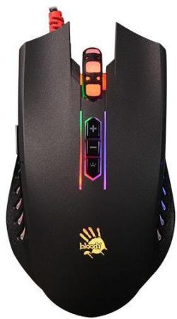 Мышь A4Tech Bloody Q81 черный оптическая (3200dpi) USB игровая (8but)