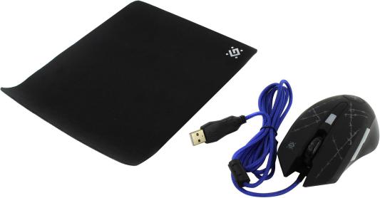 Проводная игровая мышь Forced GM-020L оптика,6кнопок,800-3200dpi DEFENDER