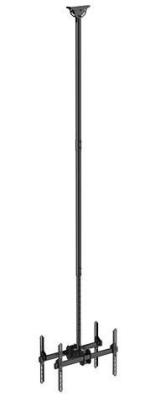 Кронштейн ARM Media LCD-3050 черный, профессиональный потолочный для  двух LED/LCD/ TV26"-65  max 2х45 кг, 3 ст свободы,max VESA 600x400 мм