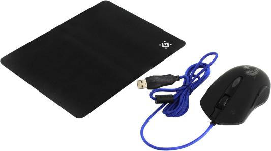 Мышь Defender Sky Dragon GM-090L Black USB проводная, оптическая, 3200 dpi, 5 кнопок + колесо