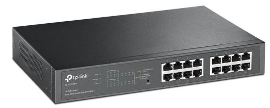 Коммутатор TP-LINK TL-SG1016PE Easy Smart гигабитный 16-портовый коммутатор с 8 портами PoE+