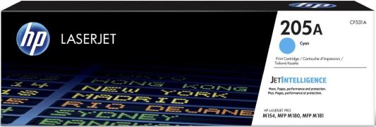 Картридж HP 205A (CF531A) 900стр Голубой