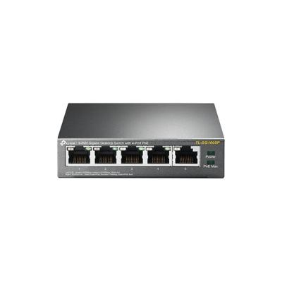 Коммутатор TP-LINK  TL-SG1005P 5-портовый гигабитный настольный коммутатор с 4 портами PoE