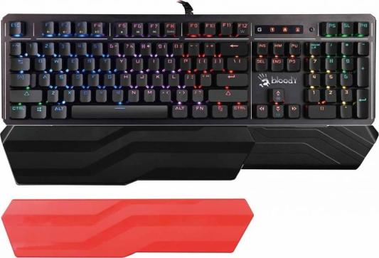 Клавиатура A4Tech B975 механическая черный USB Gamer LED