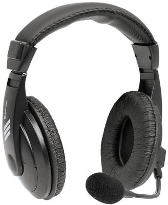 Гарнитура Defender Gryphon 750U USB, черный, 1.8м кабель