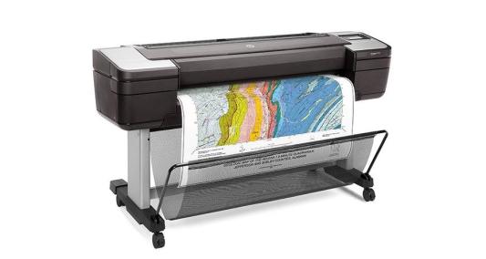 Плоттер HP Designjet T1700 44" <W6B55A A0, 128Гб (виртуальная), HDD500Гб, USB, LAN
