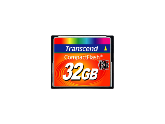 Карта памяти Compact Flash 32GB Transcend Premium, 1066x (TS32GCF1000)