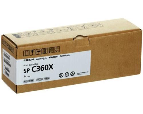 Картридж Ricoh SP C360X 9000стр Голубой