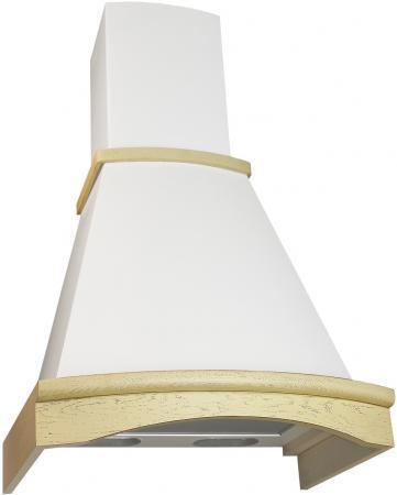 Вытяжка каминная Elikor Ротонда 50П-650-П3Л бежевый дуб неокрашенный