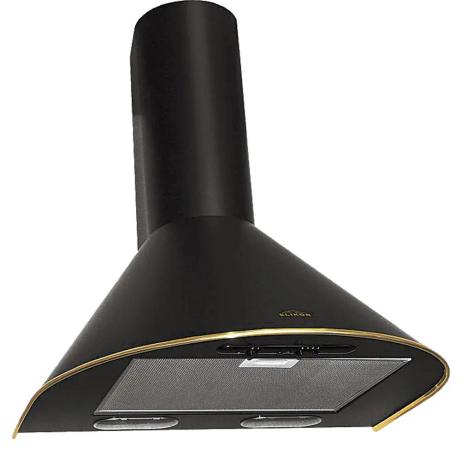 Вытяжка каминная Elikor Эпсилон 60П-430-П3Л черный/золото
