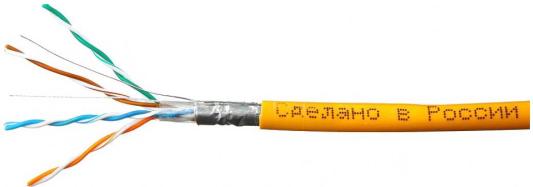 Кабель SkyNet Premium FTPнг-LSZH 4x2x0,51, низкое дымовыделение, нулевое содержание галогенов, медный, FLUKE TEST, кат.5e, однож., 305 м, box, оранжев