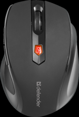 Мышь беспроводная оптическая DEFENDER Ultra MM-315 черный,6 кнопок, 800-1600 dpi