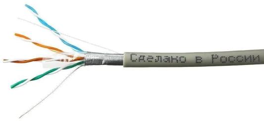 Кабель SkyNet Light FTP indoor 4x2x0,46, медный, FLUKE TEST, кат.5e, однож., 305 м, box, серый