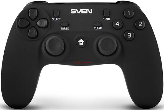 Геймпад беспроводной SVEN GC-3050 (13 кл. 2 мини-джойстика, D-pad, Soft Touch, PC/PS3/Xinput)