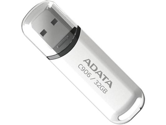 Внешний накопитель 32GB USB Drive ADATA USB 2.0 C906 white AC906-32G-RWH
