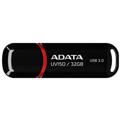 Внешний накопитель 32GB USB Drive ADATA USB 3.1 UV150 черная 90/20 МБ/с AUV150-32G-RBK