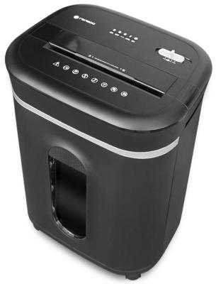 Шредер ГЕЛЕОС УМ28-4, DIN P-4 (4 ур-нь секр.), фрагмент 3,9х30мм,  19-21 лист (70г/м2), CD/пл.карты/скрепки/скобы, 28 литров