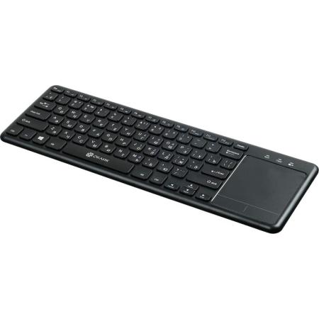 Oklick 830ST черный USB [1011937] {Клавиатура беспроводная slim Multimedia Touch}