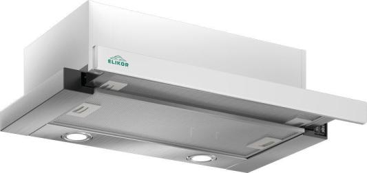 Вытяжка встраиваемая ELIKOR Интегра Glass 45Н-400-В2Д нерж/белое стекло