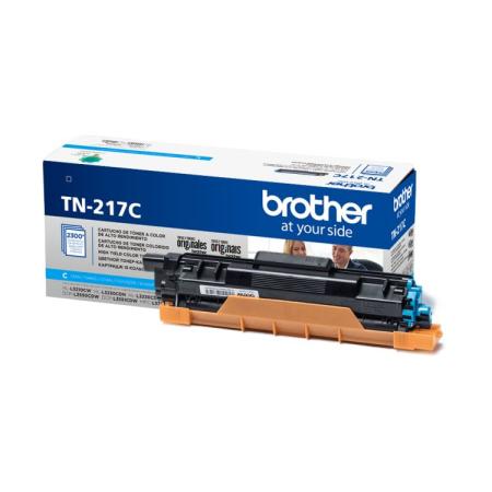 Тонер Картридж Brother TN217C голубой (2300стр.) для Brother HL3230/DCP3550/MFC3770