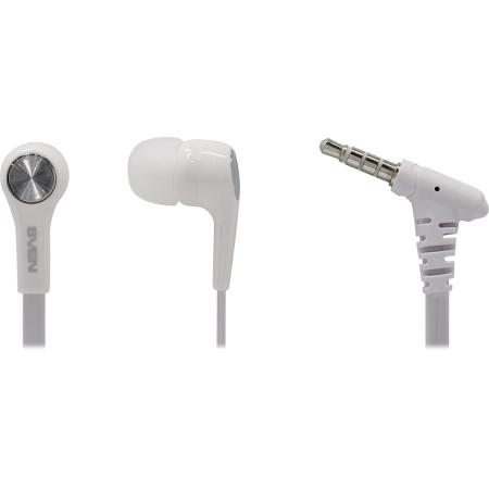 Наушники SVEN E-211M, белый с микрофоном