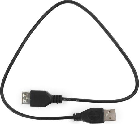 Кабель удлинитель USB 2.0 Гарнизон GCC-USB2-AMAF-0.5M, AM/AF, 0.5м