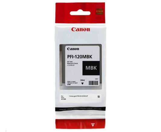 Картридж струйный Canon PFI-120 MBK 2884C001 черный матовый для Canon ТМ-серия