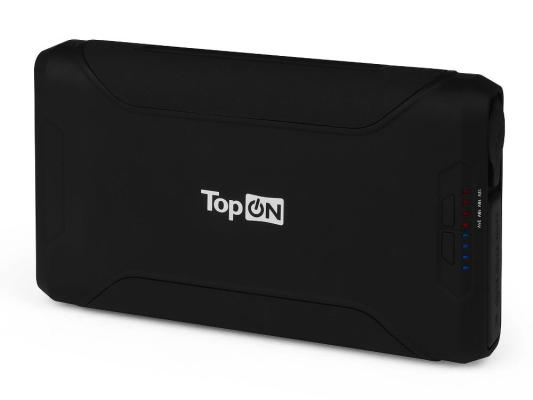 Внешний аккумулятор TopON TOP-X72 72000мАч 2 USB, набором для зарядки ноутбуков. Цвет черный.