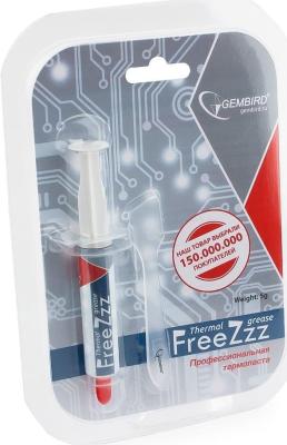 Термопаста Gembird FreeZzz GF-01-5 для радиаторов, 5гр, шприц