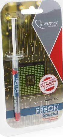 Термопаста Gembird FreOn Special GF-11-1.5 для радиаторов, 1,5гр, шприц
