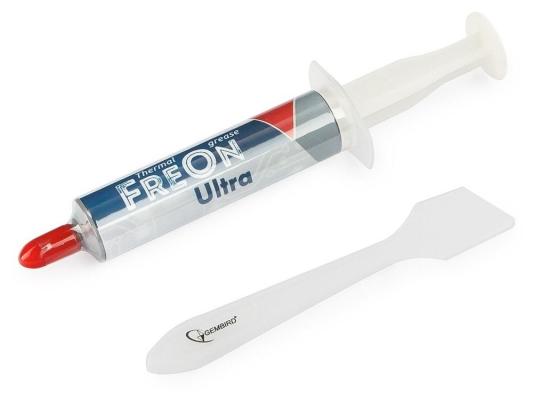 Термопаста Gembird FreOn Ultra GF-21-5 для радиаторов, 5гр, шприц