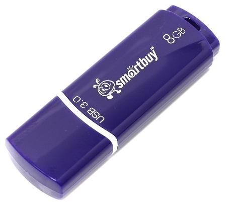 Внешний накопитель 8Gb USB Drive <USB3.0 Smartbuy Crown Blue (SB8GBCRW-Bl)