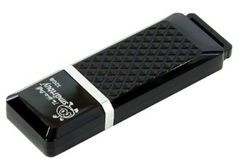 Внешний накопитель 32Gb USB Drive <USB2.0 Smartbuy Quartz series Black (SB32GBQZ-K)