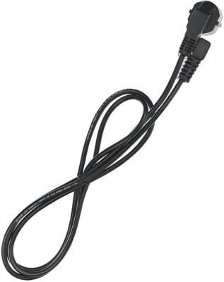 Кабель компьютер - розетка  угловой  220V <3м (Европейский стандарт)  Telecom <TP021DA-3.0-BK