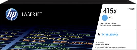 Тонер-картридж HP CLP-415 6000стр Голубой