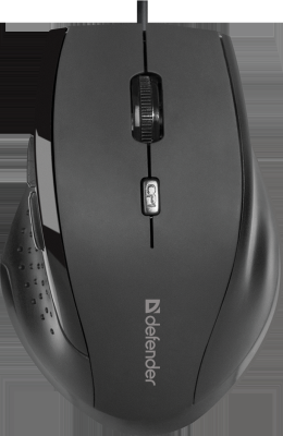 Мышь оптическая Accura MM-362 черный,6 кнопок, 800-1600 dpi DEFENDER