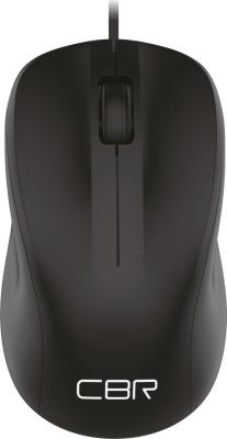 Мышь проводная CBR CM 131, оптическая , USB, 800 dpi, ABS-пластик, 3 кнопки и колесо прокрутки, длина кабеля 2 м, цвет чёрный
