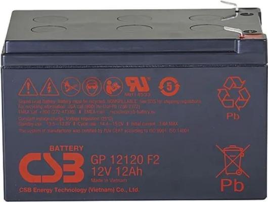 Батарея CSB GP-12120, 12V 12Ah F2