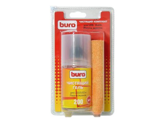 Чистящее средство Buro BU-GLCD Гель для чистки LCD LED Plasma панелей 200мл + микрофибра 25х25