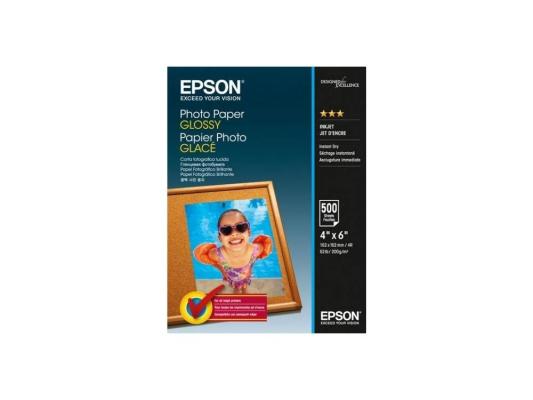 Фотобумага Epson 10х15 200г/м2 глянцевая 500л C13S042549