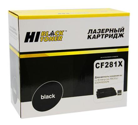 Картридж Hi-Black CF281X 25000стр Черный