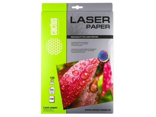 Бумага Cactus CS-LPA4100100 A4 100г/кв.м глянцевая 100л