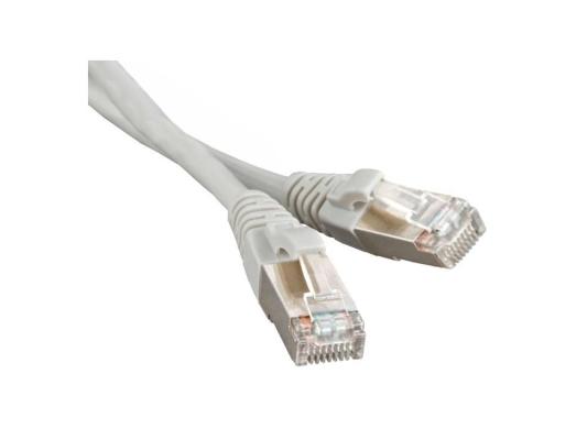 Патч-корд STP 6 категории 1м Hyperline PC-LPM-STP-RJ45-RJ45-C6-1M-LSZH-GY серый
