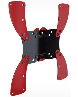 Кронштейн Holder LCDS-5057 черный для ЖК ТВ 19-32" настенный от стены 37мм наклон +10° до 30кг красно-черный