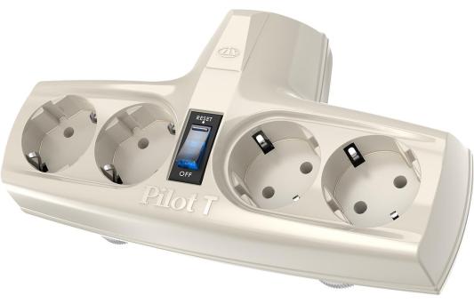 Сетевой фильтр Pilot T 4 4 розетки белый