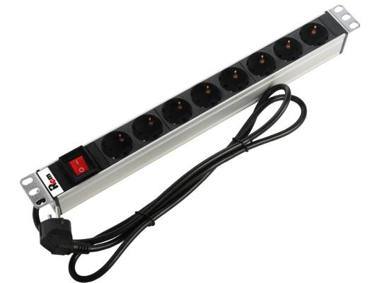 Блок розеток ЦМО Rem-16 R-16-8S-V-440-1.8 8 розеток 1.8 м черный