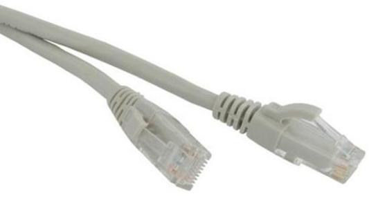 Патч-корд UTP 6 категории 15м Hyperline PC-LPM-UTP-RJ45-RJ45-C6-15M-LSZH-GY серый