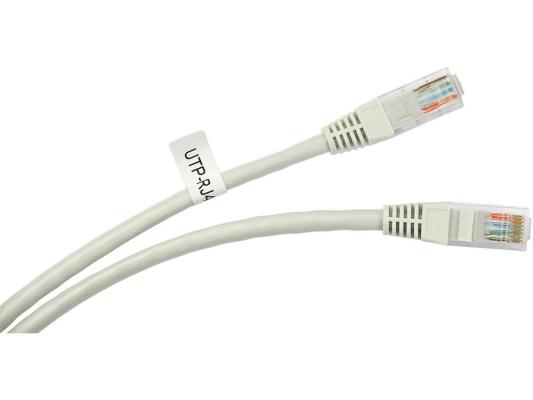 Патч-корд 5E категории UTP с RJ45 7.5м серый